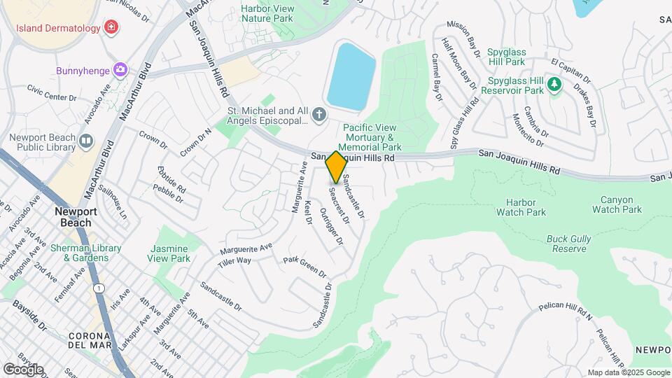 1500 Seacrest Dr Map and Location Details