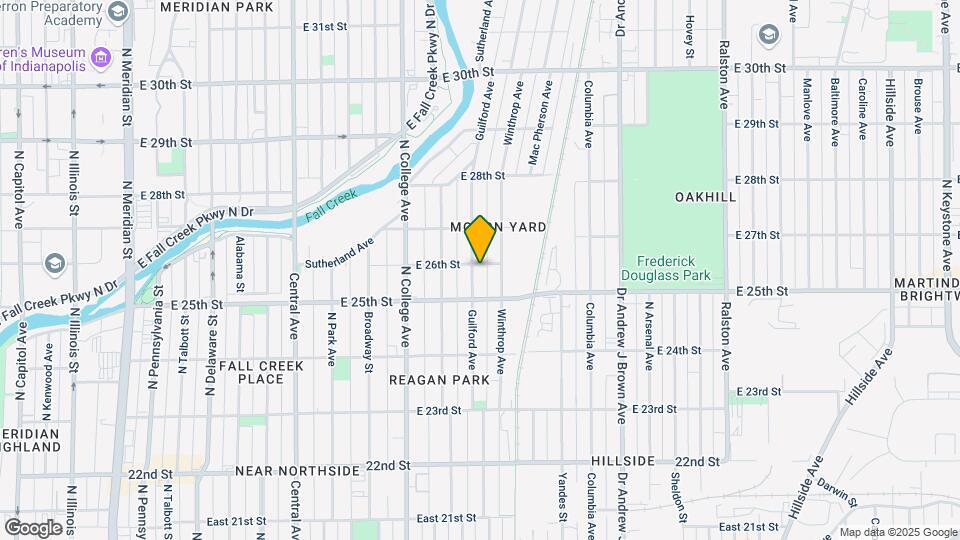 2529 Guilford Ave Map and Location Details