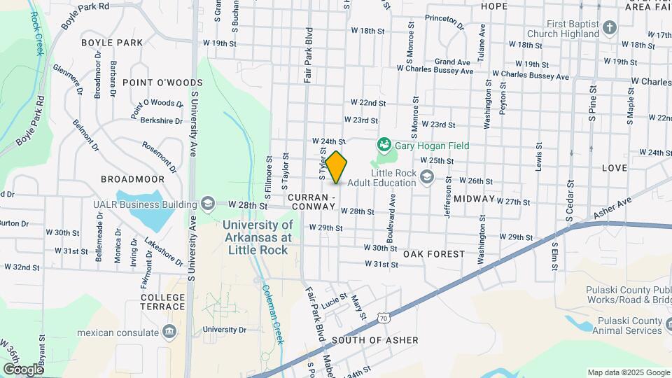 2616 S Harrison St Map and Location Details