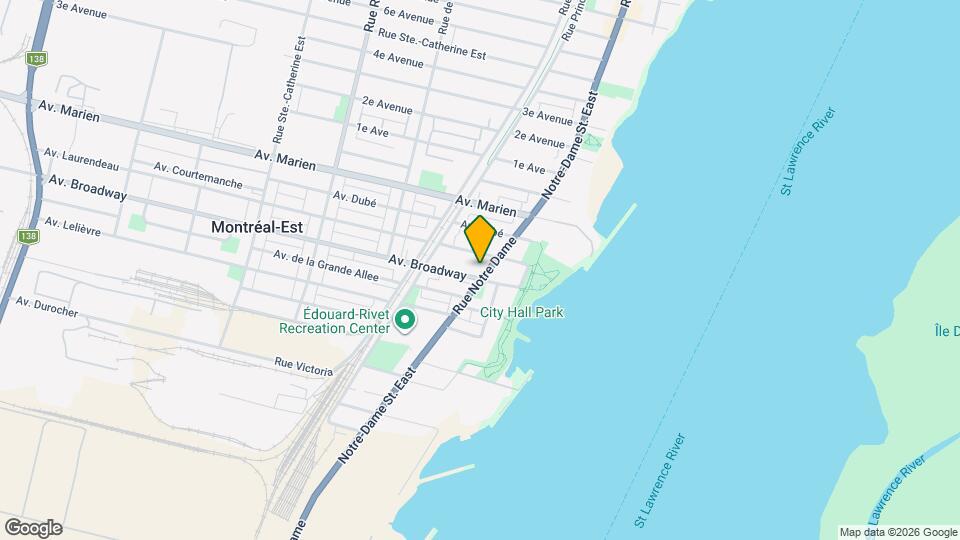 11307 Notre-Dame Rue E Map and Location Details