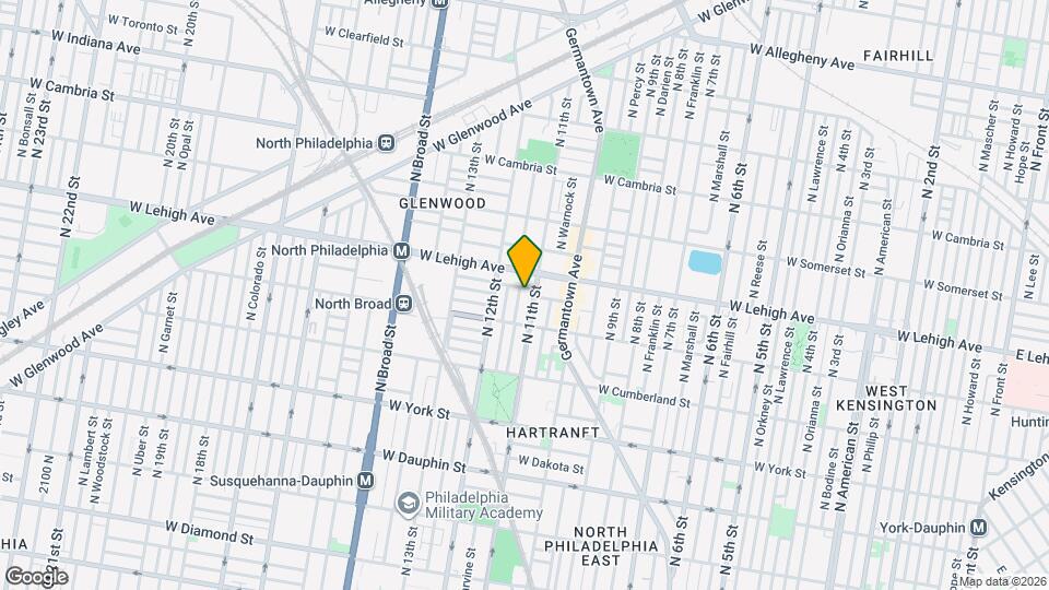 2637 N Jessup St, Unit 1 Mapa y Detalles de la Ubicación