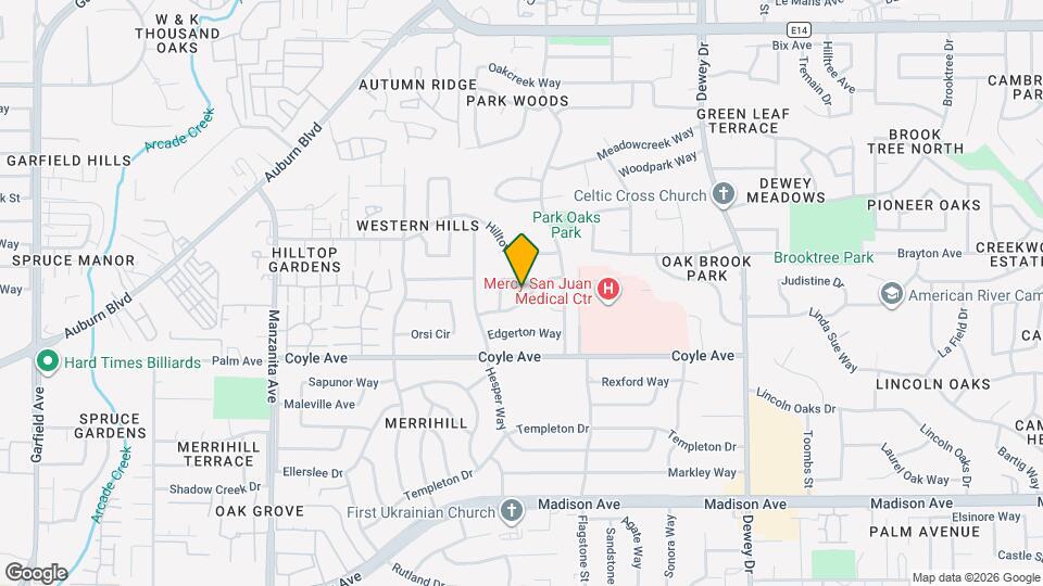 6333 Aslin Way Map and Location Details