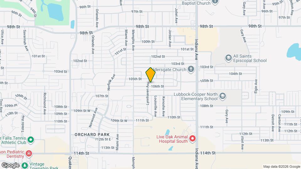 3618 106th St Mapa y Detalles de la Ubicación