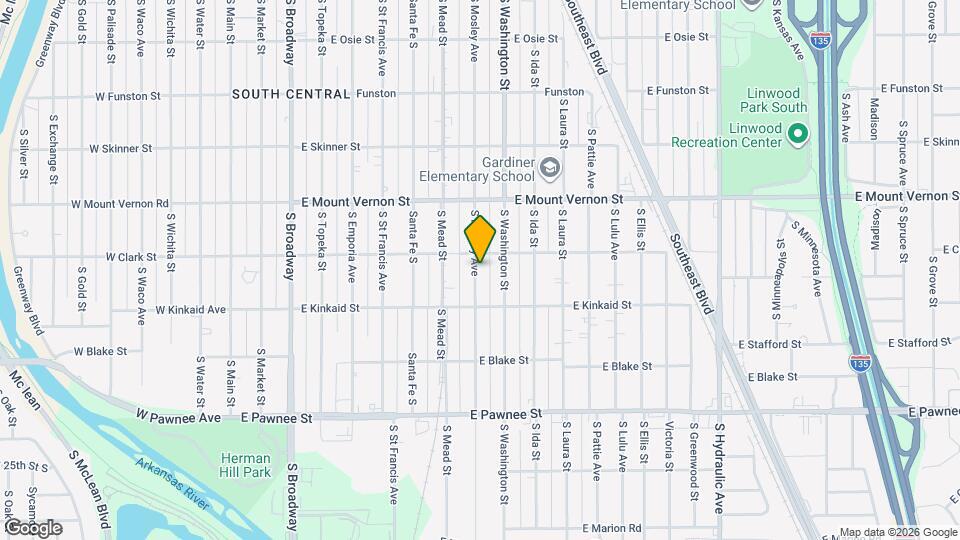 2116 S Mosley Ave Map and Location Details