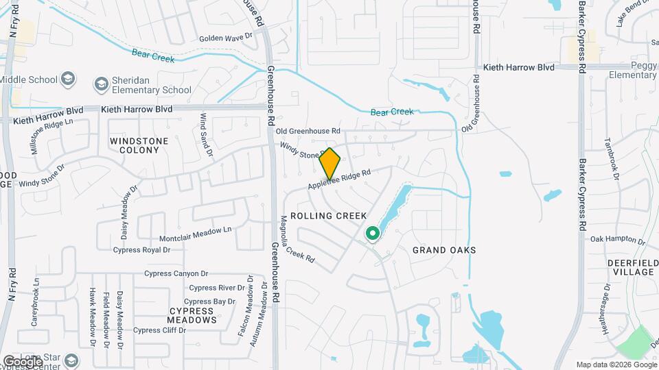 18835 Appletree Ridge Rd Map and Location Details