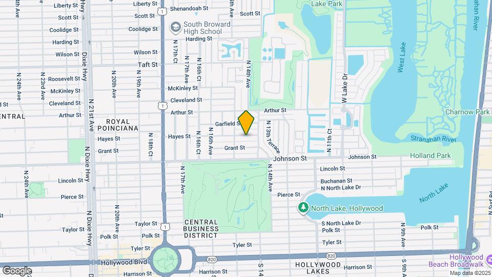 1428 Hayes St Map and Location Details