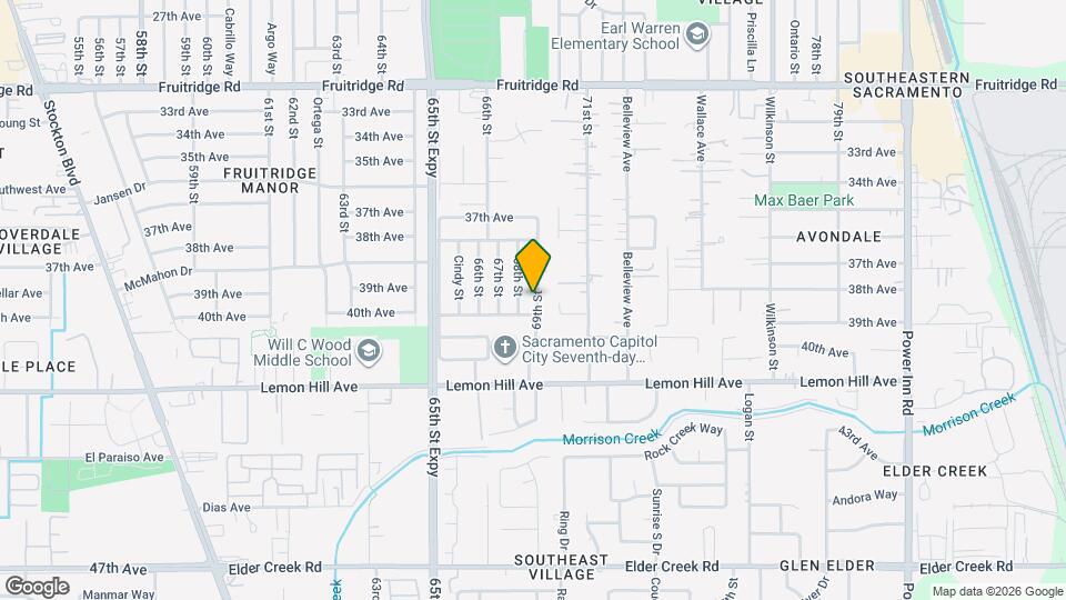 5934 69th St Map and Location Details