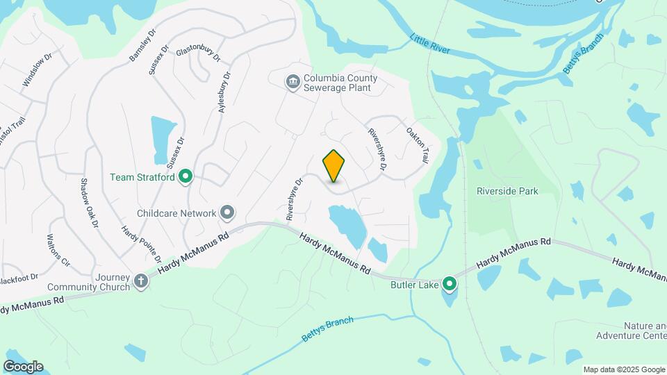 1114 Rivershyre Dr Map and Location Details