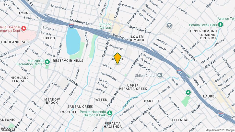 3034 Capp St Map and Location Details