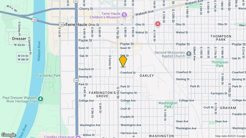 623 S 8th St Map and Location Details