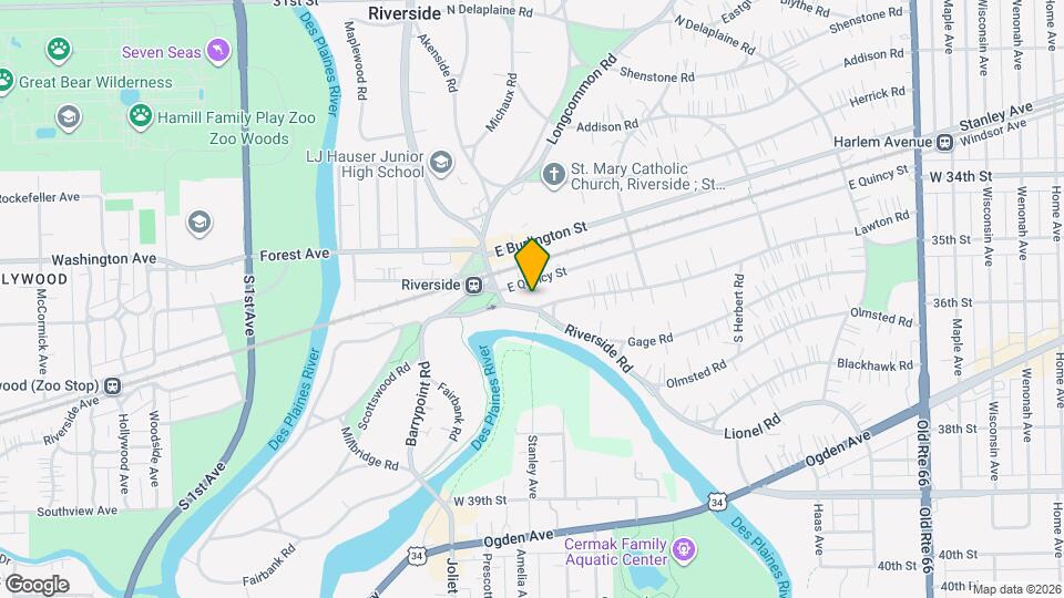 44 Lawton Rd Map and Location Details