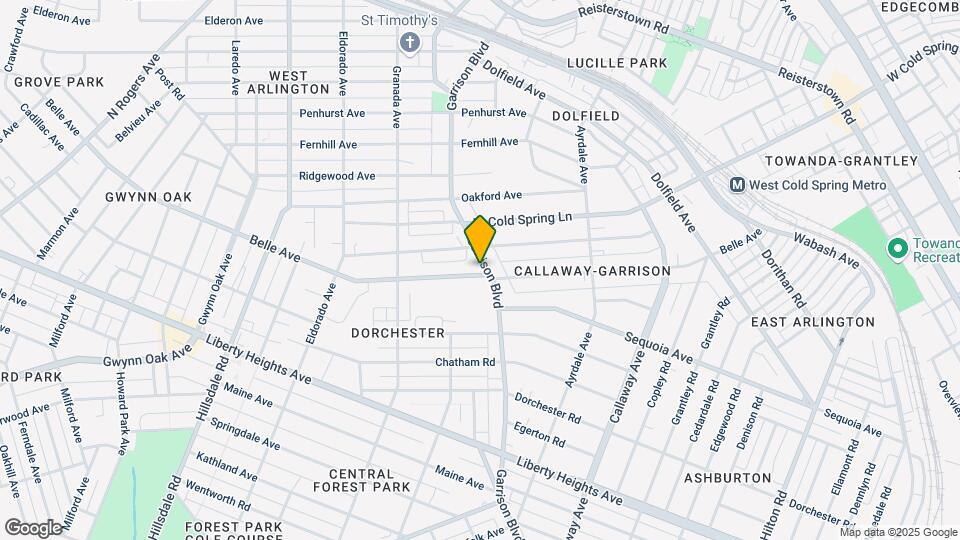 3900 Garrison Blvd, Unit Apt 2 Map and Location Details