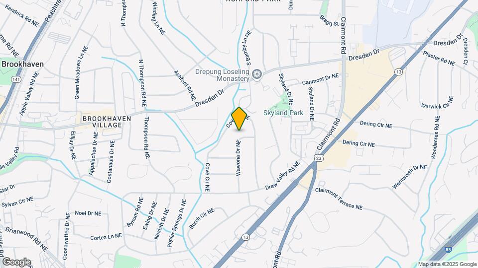 2522 Wawona Dr NE Map and Location Details