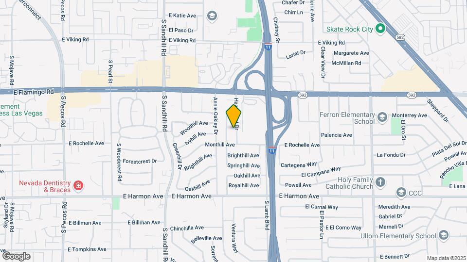 4255 Hazelcrest Dr Map and Location Details