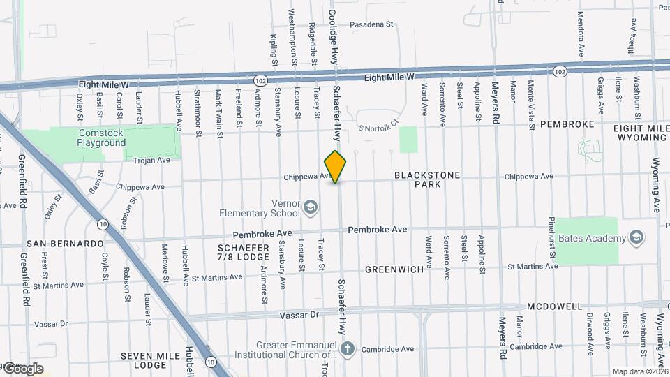 20037 Schaefer Hwy Map and Location Details