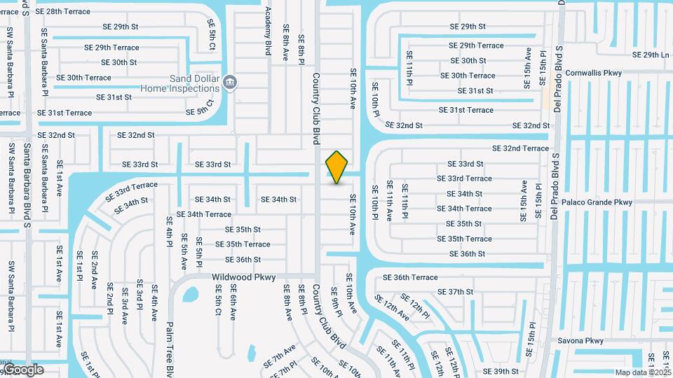 916 SE 33rd Terrace Map and Location Details