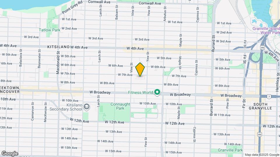 2238 W 7th Ave Map and Location Details