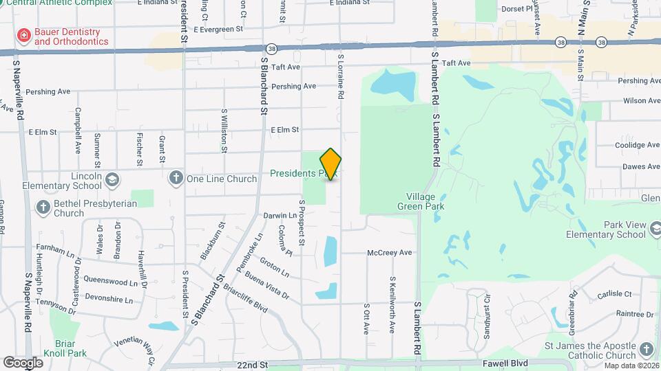 1344 S Lorraine Rd, Unit LeClair Condominiums Unit B Map and Location Details
