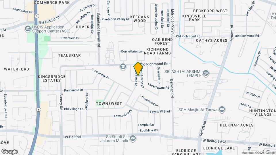 10015 Old Towne Ln Map and Location Details