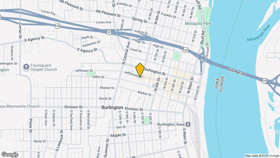 221 N 8th St Map and Location Details