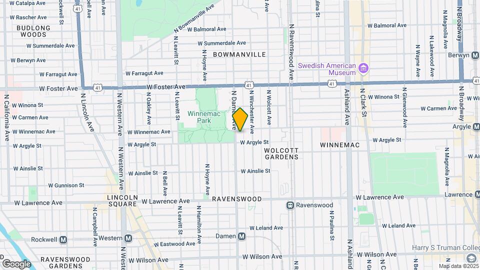 5015 N Damen Ave Mapa y Detalles de la Ubicación