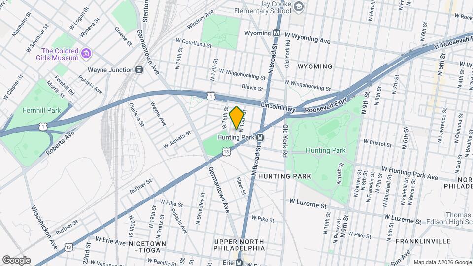 4223 N Hicks St Map and Location Details