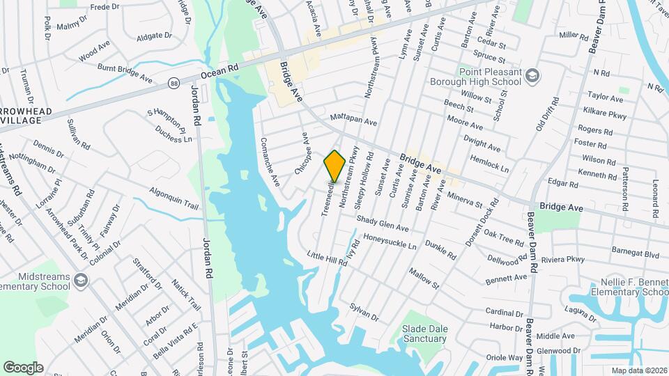 1414 Treeneedle Rd Map and Location Details