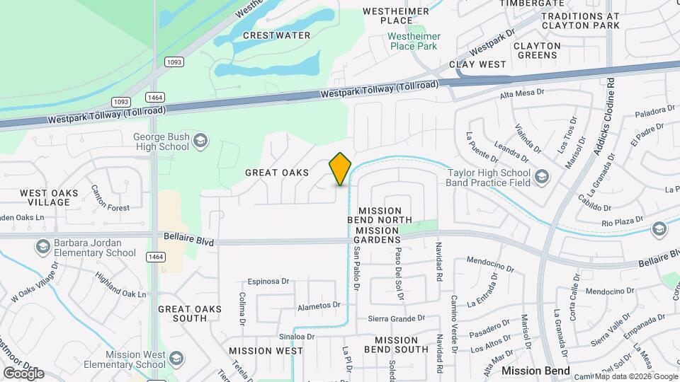 6915 Great Oaks Shadow Dr Map and Location Details