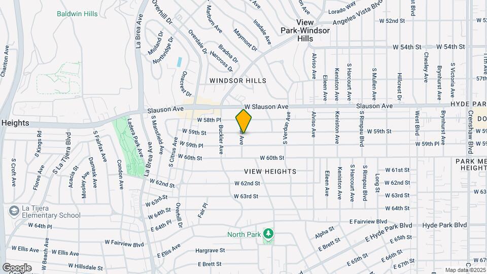 5910 Edgemar Ave Map and Location Details