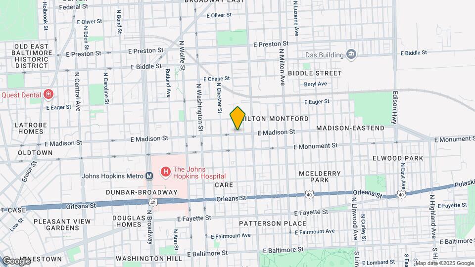 2200 E Madison St Map and Location Details