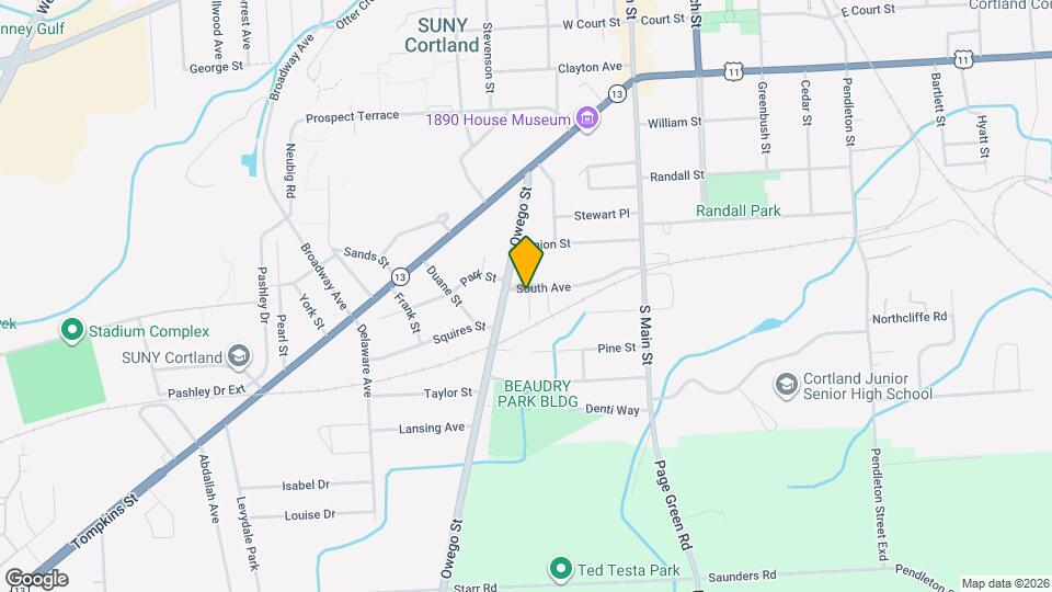 45 South Ave Map and Location Details