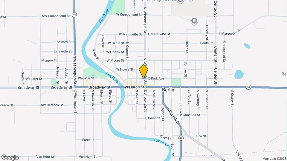 119 N Wisconsin St Map and Location Details