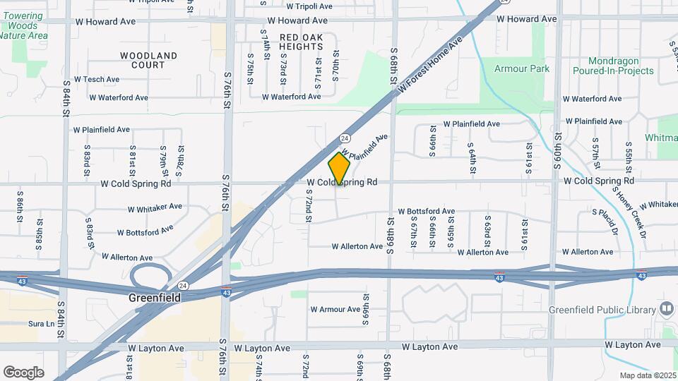 4310-4320 S 71st St Map and Location Details