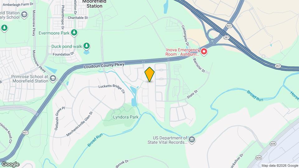 22560 Scattersville Gap Terrace Map and Location Details