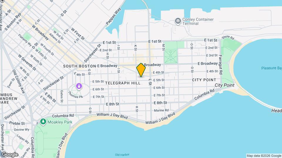 594 E 5th St Map and Location Details