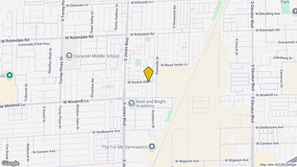 5875 W Santoli Ave Map and Location Details