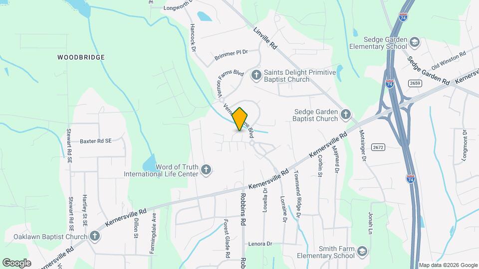 1309 Lowell St Mapa y Detalles de la Ubicación