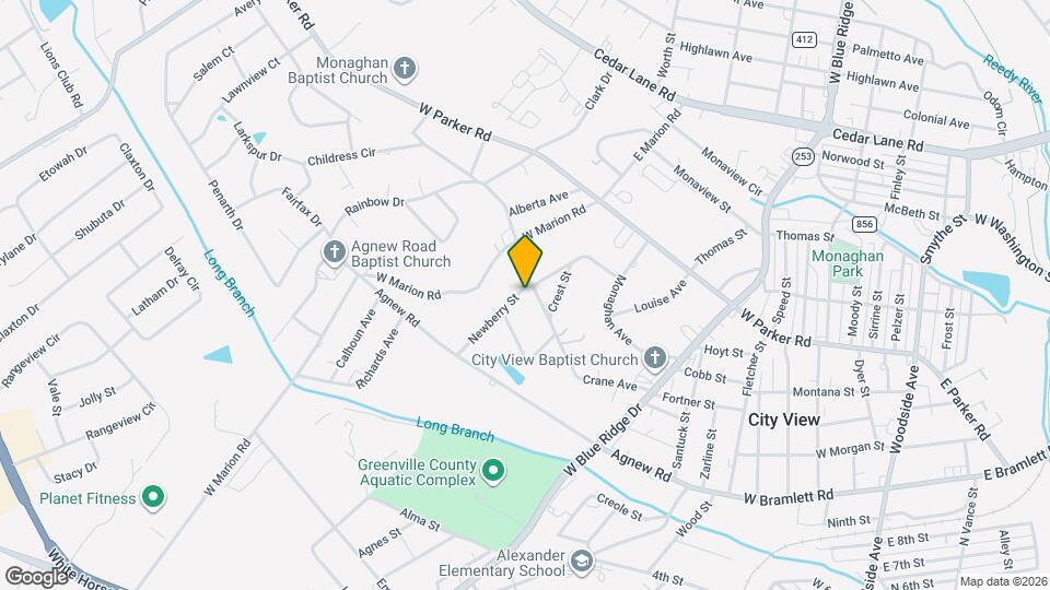 117 Crane Ave Map and Location Details