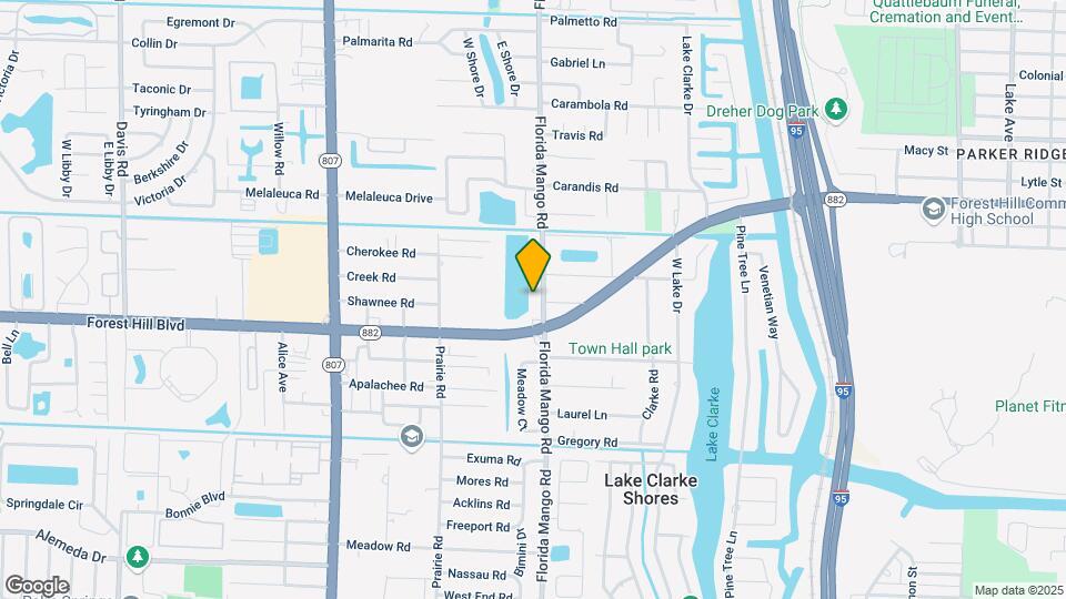 1655 Florida Mango Rd Map and Location Details