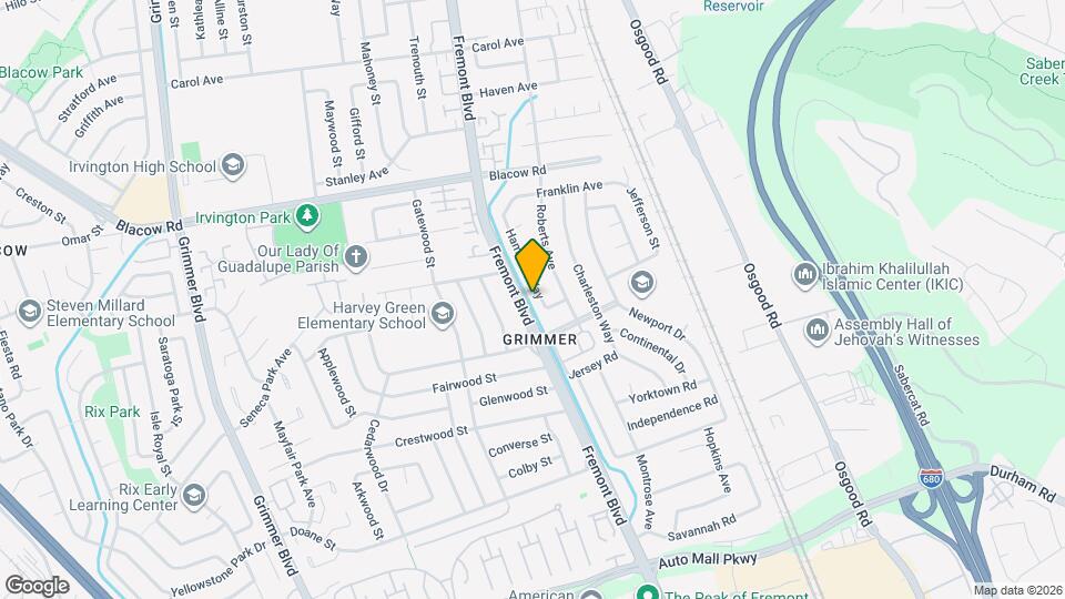 42855 Hamilton Way Map and Location Details