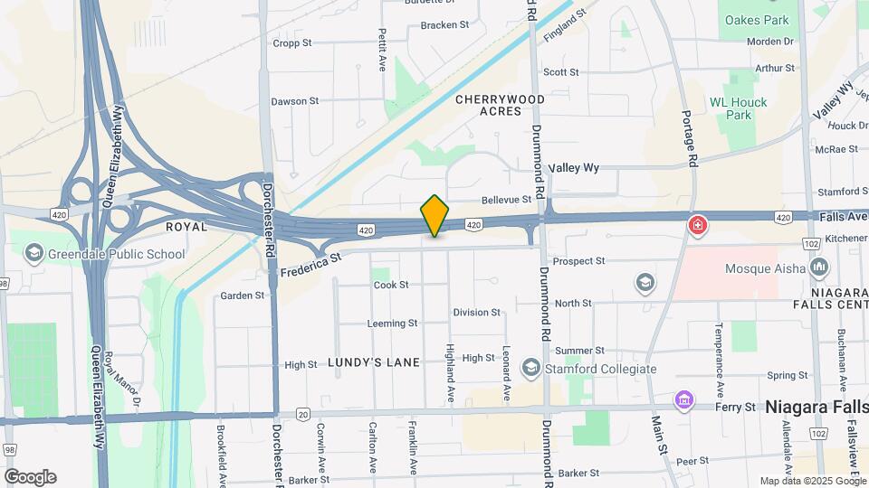 6523 Frederica St Map and Location Details