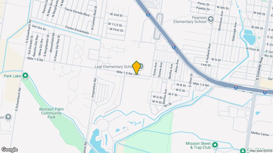 1610 W B St Map and Location Details