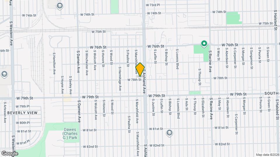 1617 W 78th St, Unit 2 Mapa y Detalles de la Ubicación