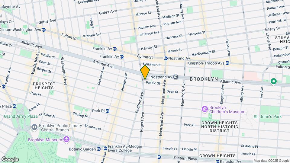 1325 Bedford Ave Mapa y Detalles de la Ubicación