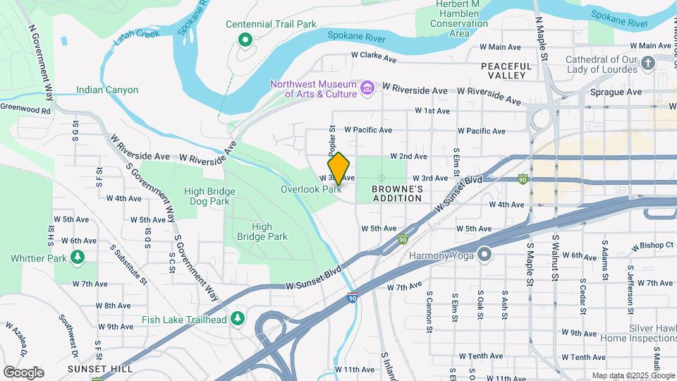 331 S Coeur D'alene St Mapa y Detalles de la Ubicación