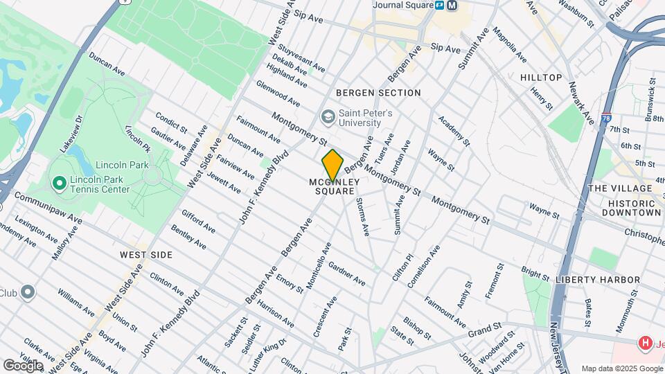 704 Bergen Ave Map and Location Details