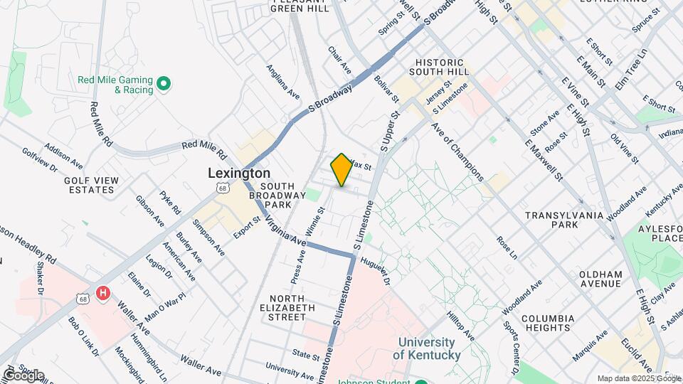 LTS 625 South Limestone Mapa y Detalles de la Ubicación