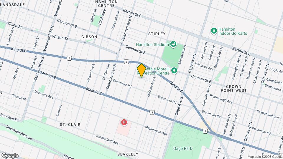 45 Carrick Ave, Unit 2 Map and Location Details