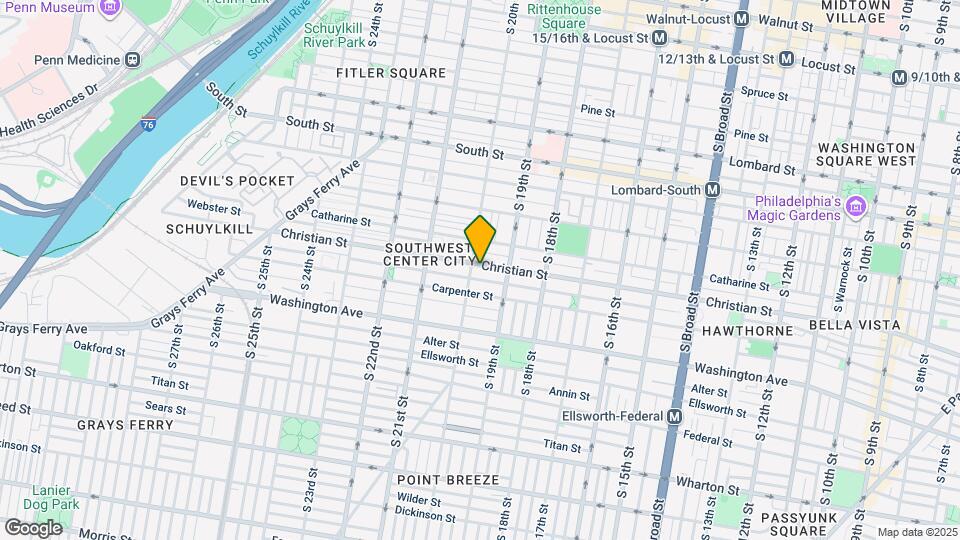 1934 Christian St Mapa y Detalles de la Ubicación