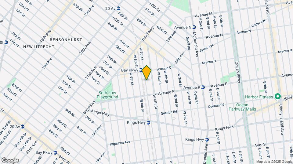 1543 W 7th St Map and Location Details